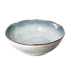 MAUI Poke Bowl Ø:21cm/120cl, Gråblå/Foam Reaktiv glasur 