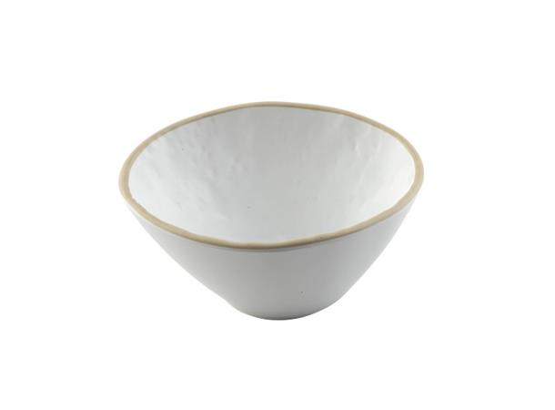 Melamin dyp skål oval 38,4cl Asymmetrisk