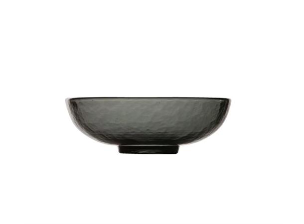 NIVO GLASS dyp skål Ø:150mm 43cl. Sort Farget glass