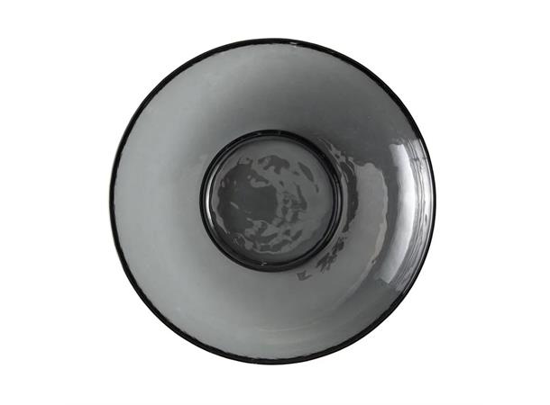 NIVO GLASS dyp skål Ø:150mm/43cl, sort Farget glass - Volum 0,43 ltr