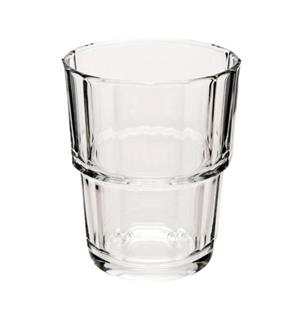 NORVEGE vannglass stablebar 25cl Ø:77mm H:94mm 25cl - Herdet glass 