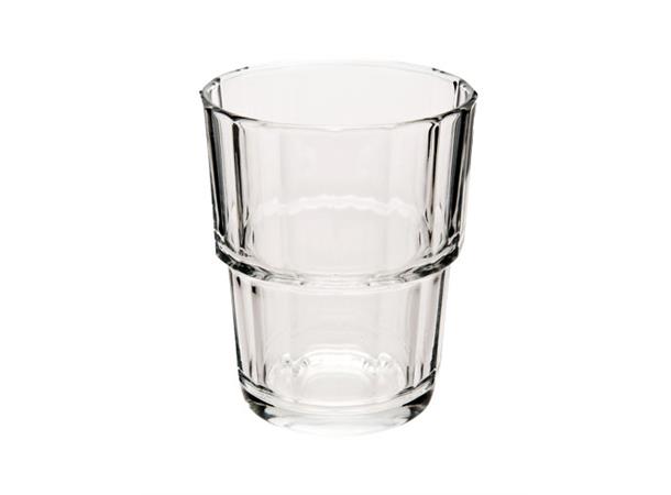 NORVEGE vannglass stablebar 25cl Ø:77mm H:94mm 25cl - Herdet glass