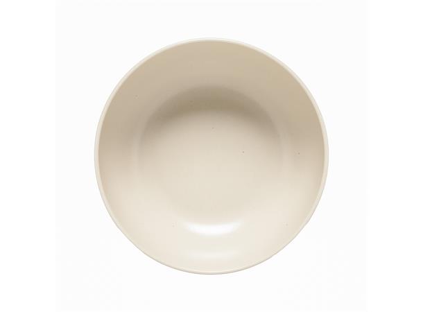 PACIFICA bolle rund Ø:25cm, Vanilje Ø:25cm - Robust steingods
