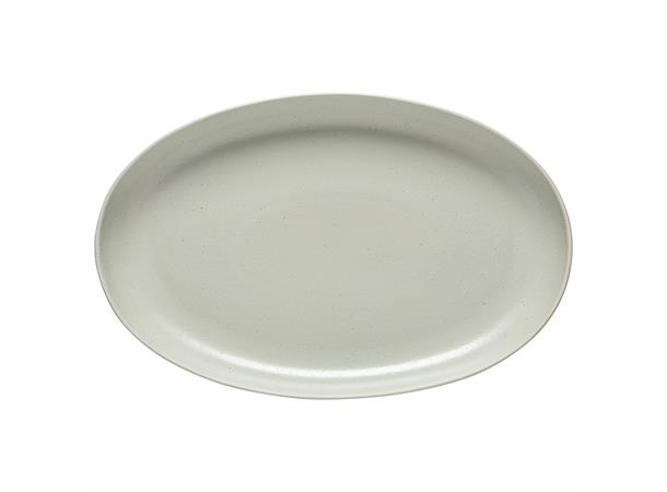 PACIFICA oval coup fat L:41cm Oyster L:41cm B:26cm H:4,5cm - Robust steingods