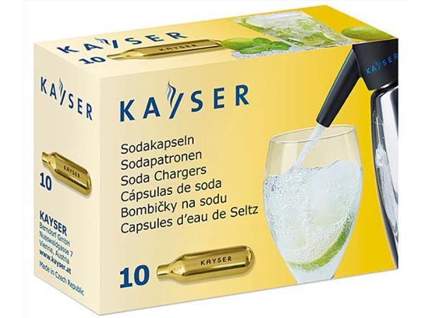 Patroner CO2 til Soda sifon pk á 10stk