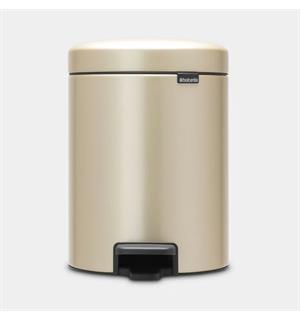 Pedalbøtte 5ltr Brabantia, Gull 
