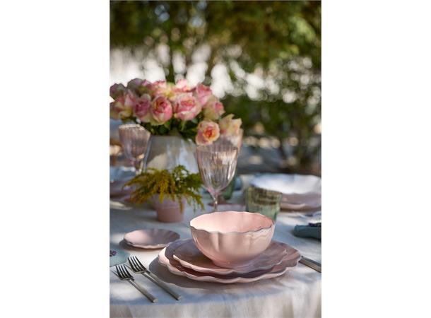 ROSA tallerken Ø:13cm, rosa Ø:13cm - Steingods