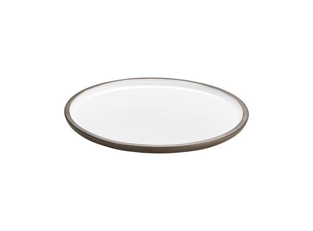 ReNew tallerken flat Ø:220mm. Hvit Resirkulert steingods