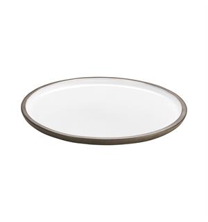 ReNew tallerken flat Ø:220mm, Hvit Resirkulert steingods 