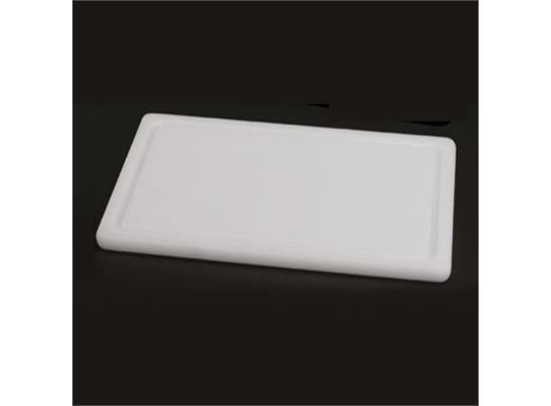 Skjærebrett MEDIUM 36x25x1,5 cm HVITT Polyetylen plast, kan maskinvaskes