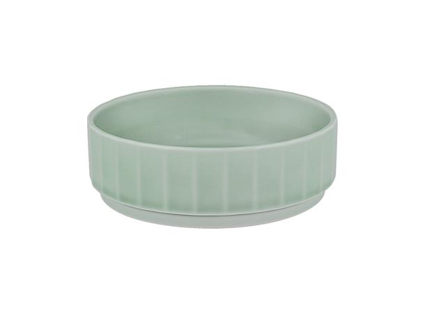 Skål stablebar Ø:15cm/60cl EDGE, Sea Ø:115/H:47mm - Høybrent porselen - Farge