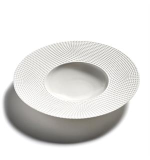 Tallerken dyp m/fane Ø:28cm/25cl, hvit Fine Bone China 