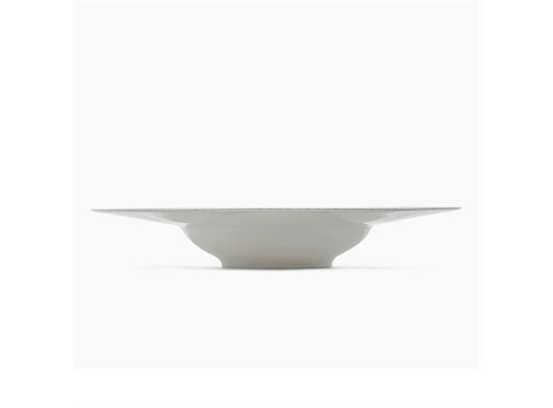 Tallerken dyp m/fane Ø:28cm/25cl, hvit Fine Bone China