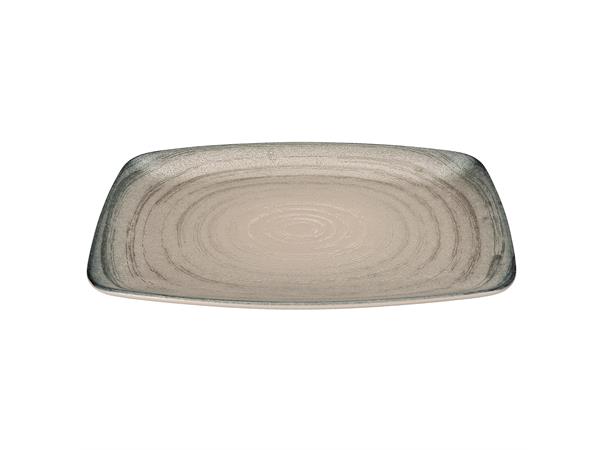 Tallerken rekt. 32x23cm RE-GEN, Sir.Beig Resirkulert porselen