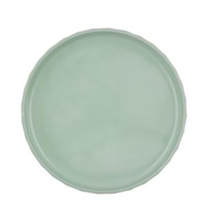 Tallerken rett kant Ø:20cm EDGE, Sea Høybrent porselen - Farget glasur 