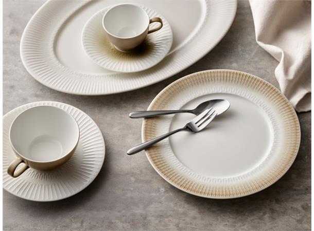 VIBES tallerken oval relieff  340x230mm