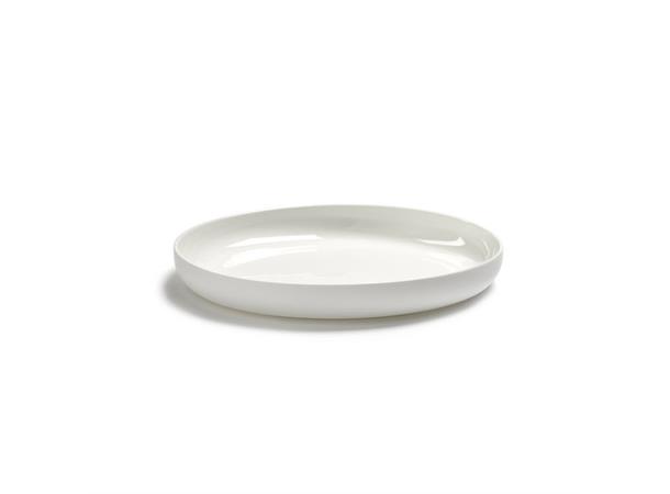 BASE tallerken høy kant Ø:240mm H:30mm Med matt ytterglasur