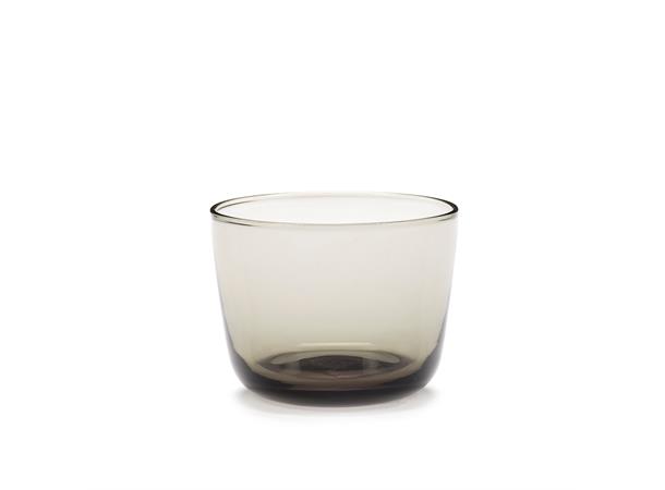 CENA vannglass 20cl, sort Ø:80mm H:60mm - Farget glass