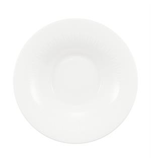 Dyp tallerken Ø:24cm/45cl SMART, Stripes Struktur Stripes - Høybrent porselen 