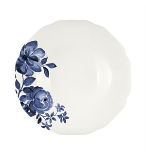 FLORAL CHARM dyp tallerken coupe Ø:24cm Blå - Noble China 