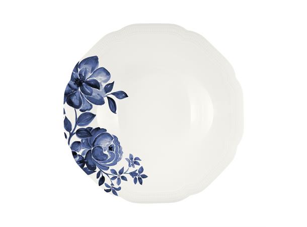 FLORAL CHARM dyp tallerken coupe Ø:24cm Blå - Noble China