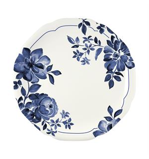 FLORAL CHARM tallerken coupe Ø:26cm Blå - Noble China 