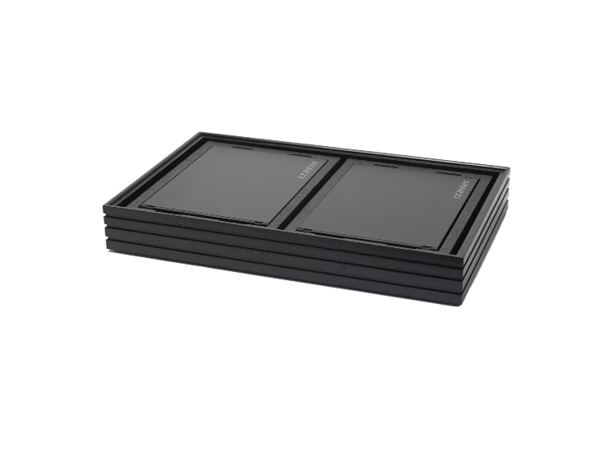 FLOW Cold Cell kjøleplate GN1/1 Sort Ask Leveres komplett L:530mm B:325mm H:80mm