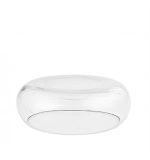 INFINITA opphøyet tallerken glass Ø:220 Laget i klart glass - H:71mm 