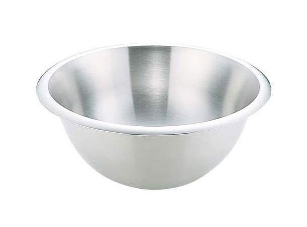 Kjøkkenbolle m/rund bunn Ø:300mm Rustfri 18/10  Volum 6,5 liter