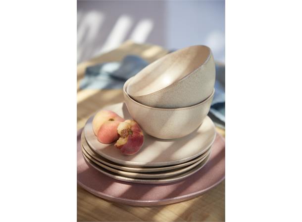 LIVIA tallerken Ø:280mm, Rosa Steingods - Mauve Rose