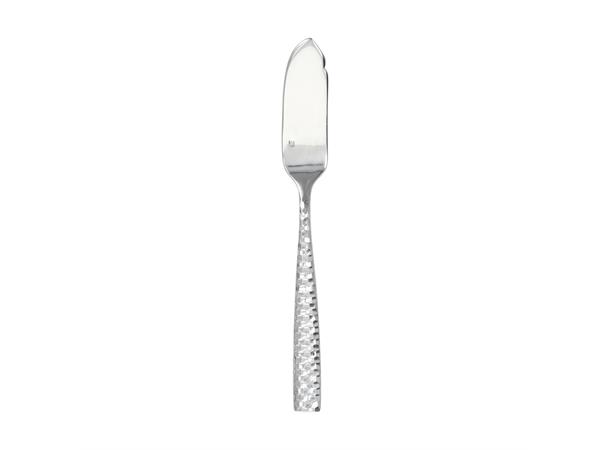 LUCCA FACET fiskekniv L:190mm I hamret rustfritt stål