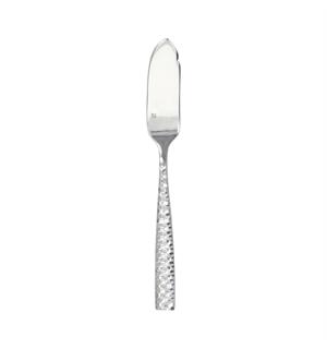 LUCCA FACET fiskekniv L:190mm I hamret rustfritt stål 