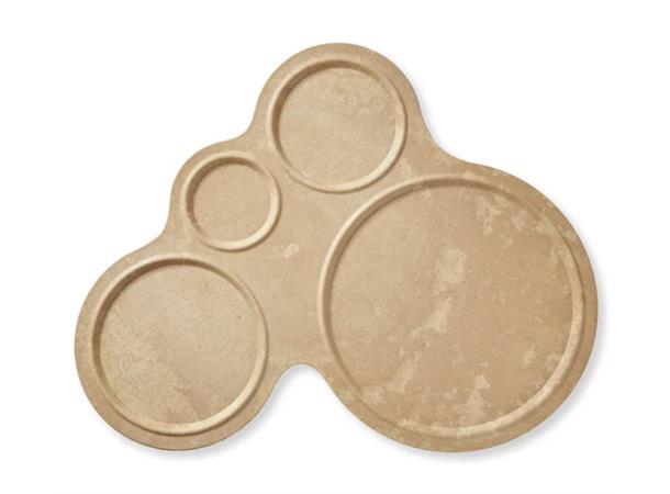 LUUPS fat fireroms trefiber/plast sand Ø:40x46cm