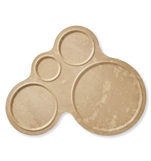 LUUPS fat fireroms trefiber/plast sand Ø:40x46cm 
