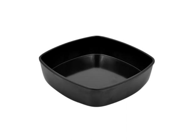 MEZZE bolle i melamin Sort matt L:188mm B:188mm H:43mm 1,0ltr
