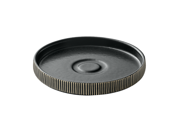 NARA underskål rlf Ø:150mm H:25mm Sv/Hv Steingods - Passer både kopp 10 og 30cl