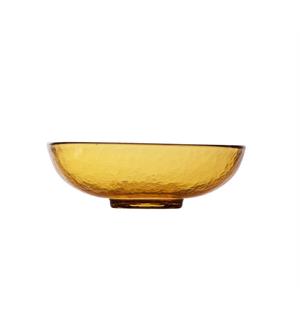 NIVO GLASS dyp skål Ø:150mm 43cl. Amber Farget glass 