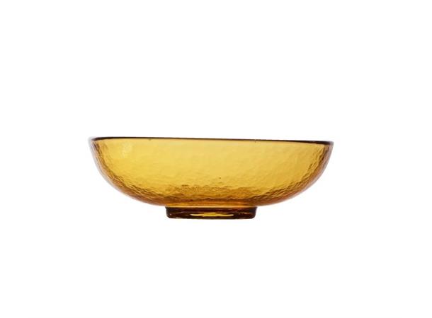 NIVO GLASS dyp skål Ø:150mm/43cl, amber Farget glass - Volum 0,43 ltr