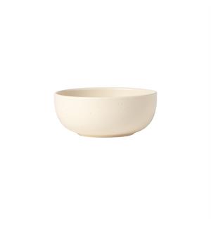 PACIFICA dyp skål/bolle Ø:15cm, Vanilje Ø:15cm/62cl - Robust steingods 