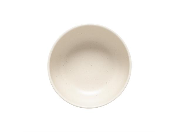 PACIFICA dyp skål/bolle Ø:15cm, Vanilje Ø:15cm H:6,3cm 62cl - Robust steingods