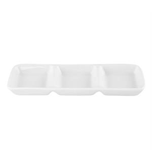 PRIMERO skål med 3 rom 200mm x 70 mm, vekt 240gram 