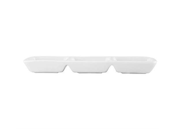 PRIMERO skål med 3 rom 200mm x 70 mm, vekt 240gram