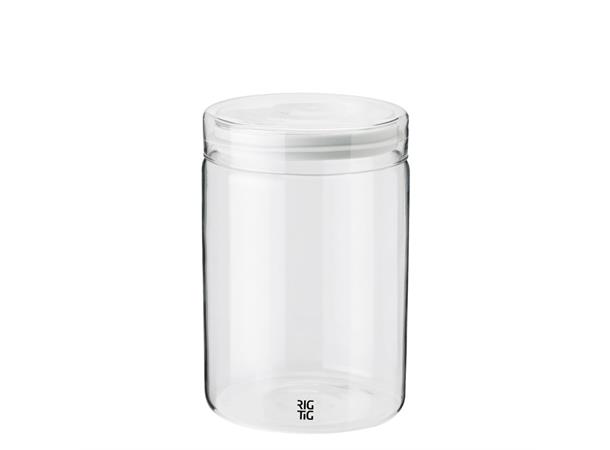 RigTig glasskrukke Store-It 1,0 ltr Lufttett oppbevaringsglass i borosilikat