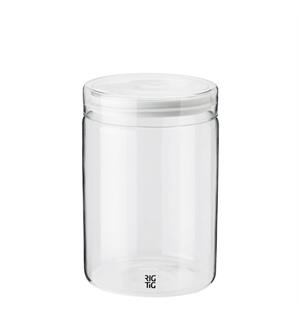 RigTig glasskrukke Store-It 1,0 ltr Lufttett oppbevaringsglass i borosilikat 