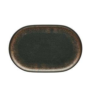 SHIRO oval tallerken 300x193mm Dekor: KOMODO 