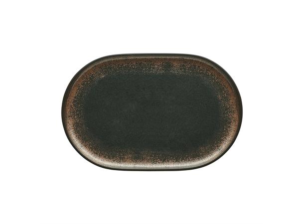 SHIRO oval tallerken 300x193mm Dekor: KOMODO