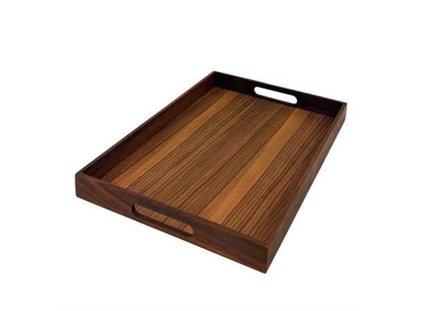 Serveringsbrett 415x305x45mm, Shiva Valnøtt tre - næringsmiddelgodkjent