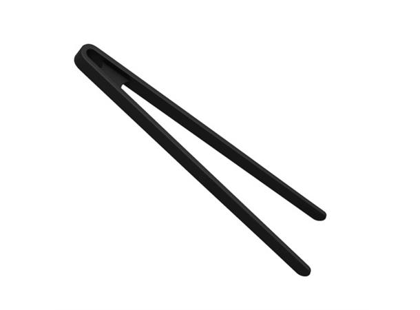 Serveringspinsett silikon 291x68x16mm Sort