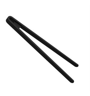 Serveringspinsett silikon 291x68x16mm Sort 