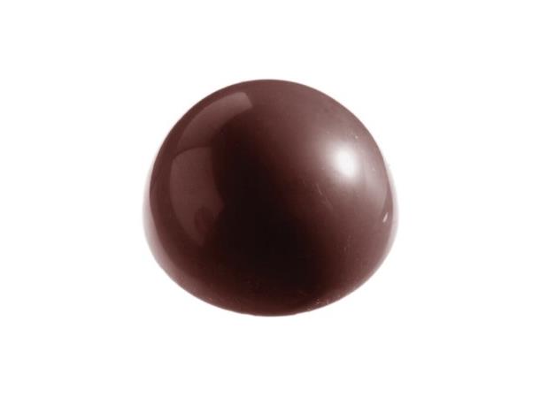 Sjokolade halvkule 32stk Ø26mm H 13mm Form laget av polycarbonat 275x175mm